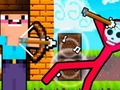 Noob Archer vs Stickman Zombie 