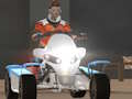 ATV racing on the highway 