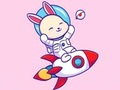 Coloring Book: Rabbit Astronaut 