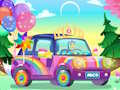 Decor Rainbow Car 
