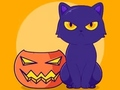 Coloring Book: Halloween Cat 
