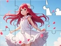Jigsaw Puzzle: White Dress Girl 