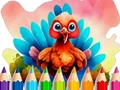 Coloring Book: Happy Thanksgiving 
