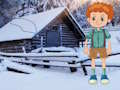 Boy Escape From Winter Season 