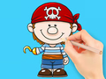 Coloring Book: Pirate 