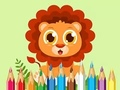 Coloring Book: Baby Lion 