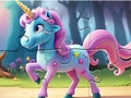 Jigsaw Puzzle: Magic Forest Unicorn 