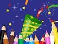 Coloring Book: Happy New Year 