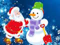 Santa Claus and Snowman Jigsaw 