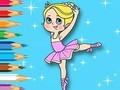 Coloring Book: Ballet Girl 