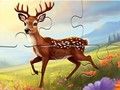 Jigsaw Puzzle: Running Deer 