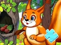 Jigsaw Puzzle: Squirrel Hide Food 