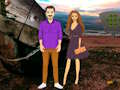 Couple Escape From Beach 