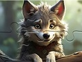 Jigsaw Puzzle: Smiling Wolf 