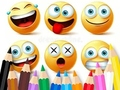 Coloring Book: Funny Emoji 