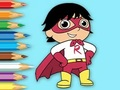 Coloring Book: Super-Ryan 