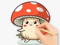 Coloring Book: Mushroom 