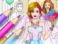 Wedding Coloring Dress Up Game 