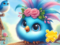Jigsaw Puzzle: Cute Blue Bird 