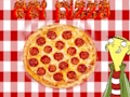 Eet pizza 
