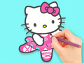 Coloring Book: Hello Kitty Dancing 