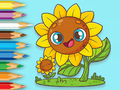 Coloring Book: Sunflowers 