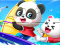 Jigsaw Puzzle: Baby Panda Sailing 