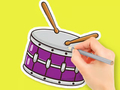 Coloring Book: Star Drum 
