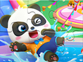 Jigsaw Puzzle: Baby Panda Water Park 