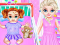 Little Elsa Caring Day 