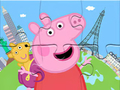 Jigsaw Puzzle: Peppa Travel Around 