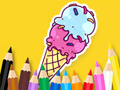 Coloring Book: Cool Ice Cream 