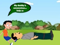 Save Unconscious Daddy 