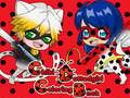 Chibi Dotted Girl Coloring Book 