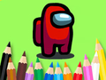 Coloring Book: Among Us 