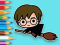 Coloring Book: Flying Potter 
