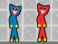 Red and Blue Stick Huggy 