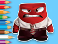 Coloring Book: Inside Out Angry 