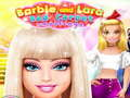 Barbie and Lara Red Carpet Challenge 
