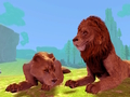Realistic Lion Hunting Animal 2024 