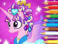 Coloring Book: Pony Princess 