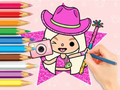 Coloring Book: Toca Baca World 