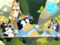 Jigsaw Puzzle: Bluey Pool Spa 
