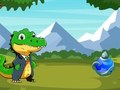 Crocodile Reach the Pond