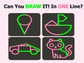Brain Test: One Line Draw Puzzle