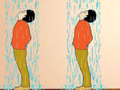 Find Rain Coat Girl