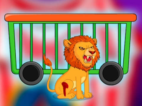 Help to Injured Circus Lion