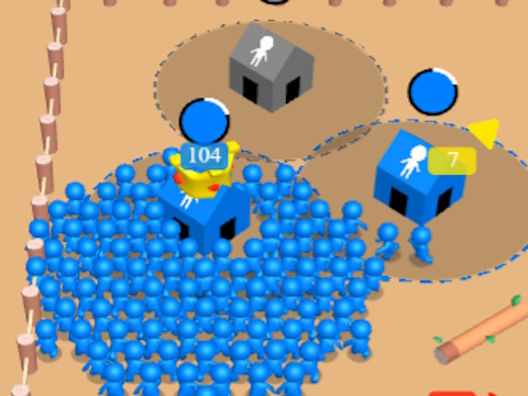 Giant Crowd io: House Capture