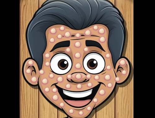 Cartoon Pimple Pop