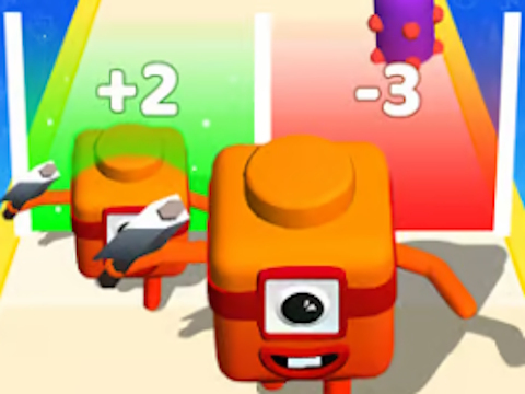 Merge Number Cube: 3D Run Game